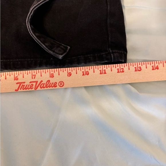 American Eagle Outfitters High Waist Black Denim Shorts - Picture 7 of 10